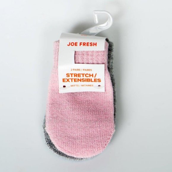 NWT Joe Fresh stretch glitter mittens - 2 pairs - one size - Picture 1 of 4